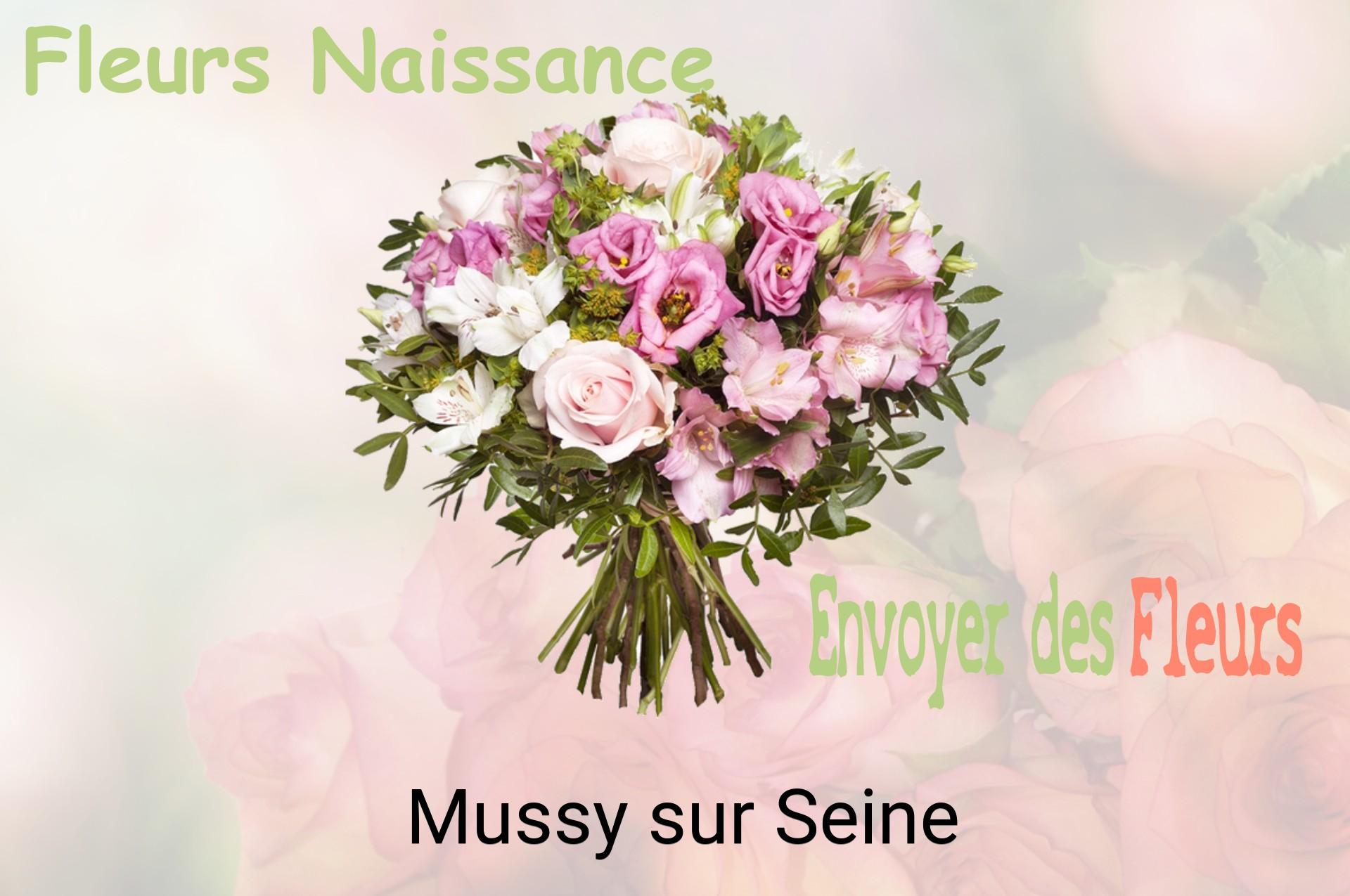 Bouquet de fleurs de naissance livré à Mussy-sur-Seine